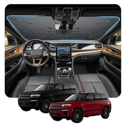 Windshield Sunshade Umbrella for 2022 (for 2022-2026 Grand Cherokee)