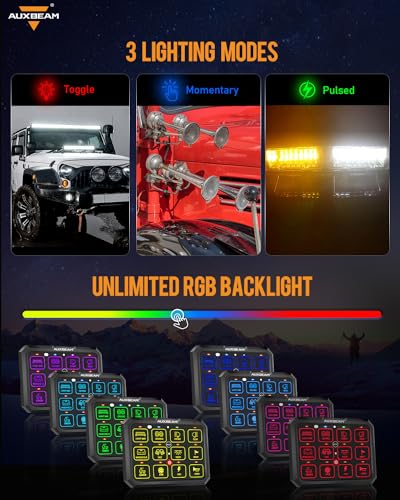 12 Gang Switch Panel Bluetooth RGB AC (12 Gang Remote Bluetooth Panel)