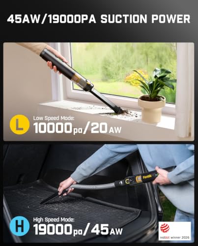 Slim V10 APEX Cordless Car Vacuum (Black)