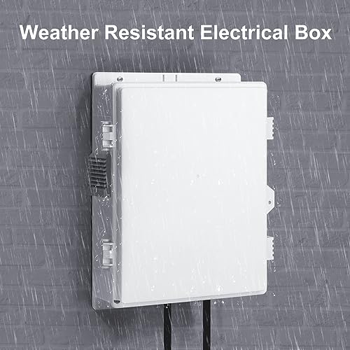 Outdoor Electrical Junction Box (13"H x 9.2"L x 3.7"W & Standard)