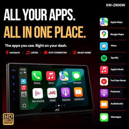 KW Z900W 9 Inch HD Touchscreen Car Stereo