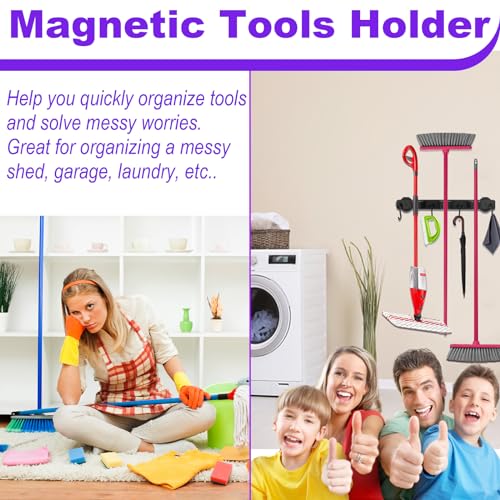 Magnetic Mop Broom Holder (D66 Magnetic Broom Holder)