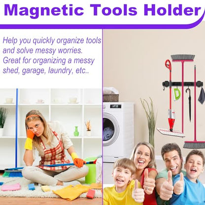 Magnetic Mop Broom Holder (D66 Magnetic Broom Holder)