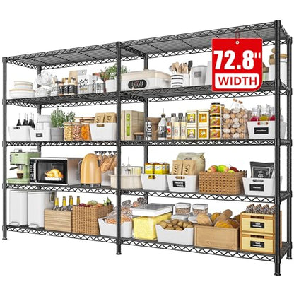 72.8" W Storage Shelves Load 1600LBS (17.7" D x 72.8" W x 70.9" H)