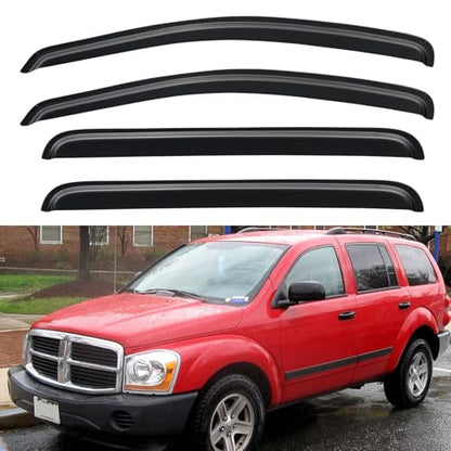 Window Visors Rain Guards for 2004 (2004-2009 Dodge Durango)