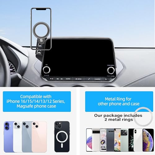 Car Phone Holder for 2021 (for 21-26 Rogue/19-25 Altima/20-25 Sentra(8 Inch))