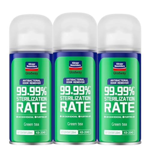 Glodway Car Air Freshener Spray (6 Ounce (Pack of 3) / Green)