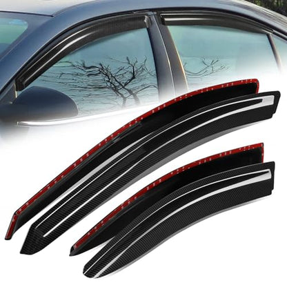 4PCS Tape On Window Visors for 2005 (05-10 Pontiac G6)