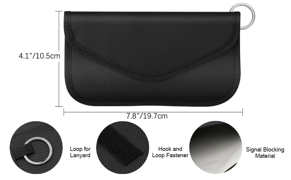 Faraday Bag for Phones & Car Keys