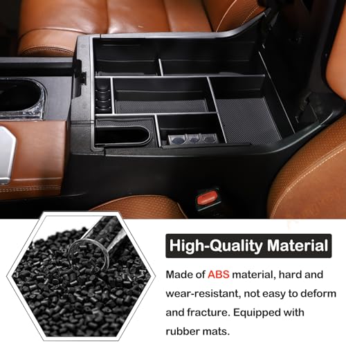 Car Armrest Storage Box Compatible with Toyota Tundra 2014 (Center Armrest Storage Box)