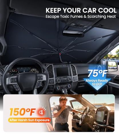 Windshield Sun Shade Umbrella for Chrysler Pacifica 2017 (Chrysler Pacifica 2017-2026)