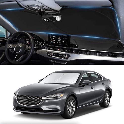 Custom Fit Mazda 6 Windshield Sunshade for Mazda 6 2014 (Fit Mazda 6 2014-2021)