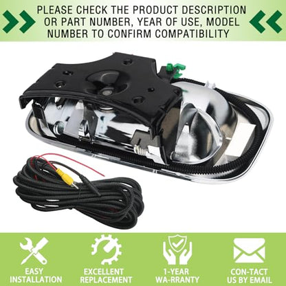 Backup Camera Tailgate Handle Rear View Camera Liftgate Latch Handle Chrome Compatible with 1999 (1999-2007 Chrome)