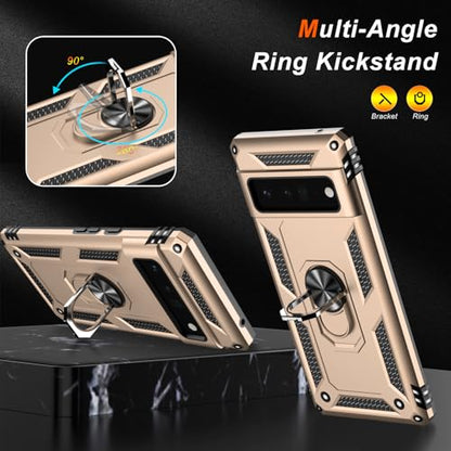 for Google Pixel 6 Pro Case with Screen Protector (Yellow / Google Pixel 6 Pro)