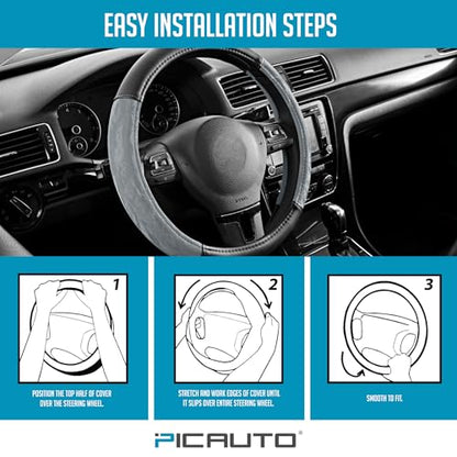 Steering Wheel Cover (Gray)