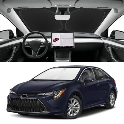 Custom Fit Windshield Sun Shade for 2020 (for 2020-2026 2027 Toyota Corolla)