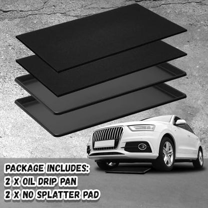 2 Sets Oil Drip Pan with Anti