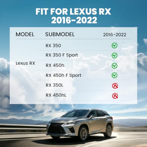 Floor Mats for Lexus RX350 RX450h 2016