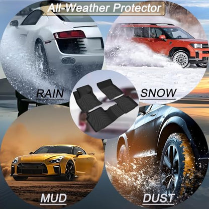 All Weather Floor Mats TPE Carpet Rugs Custom (For 2013-2018 Toyota RAV4 Floor Mat)
