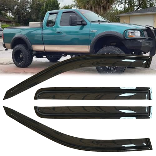 4pcs Original Window Visors for 97 (for F-150 97-03 Super/Extended)