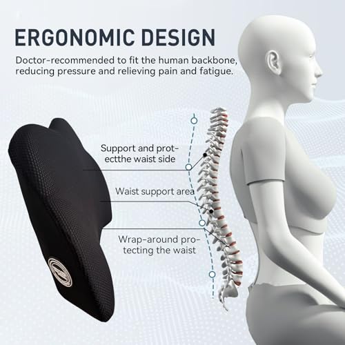 Make Relaxing Lumbar Support Pillow (Backsaver-eight)