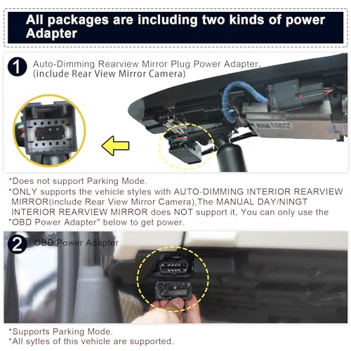 4K Dash Cam Custom fit for GMC Yukon (Model B Front 4K Only)