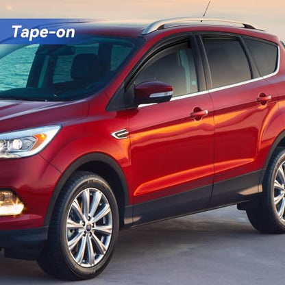 Window Visors Rain Guards for 2013 (2013-2019 Ford Escape)