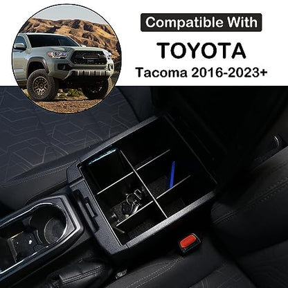 Car Center Console Armrest Storage Box Dividers Fit Toyot@a Tacoma 2016 (Armrest Storage Box Divider)