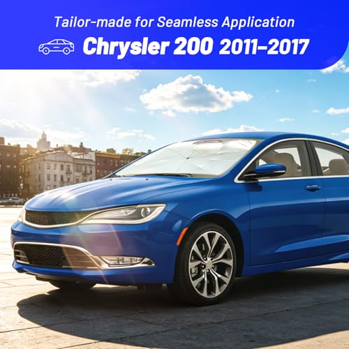 Windshield Sun Shade for Chrysler 200 2011 (Fit for Chrysler 200 2011-2017)