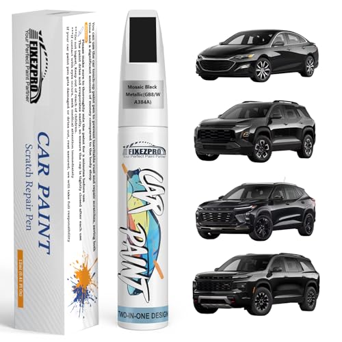 Mosaic Black Metallic (For chevrolet / Mosaic Black Metallic(GB8/WA384A) for Blazer/Bolt/Camaro/Colorado/Equinox/Malibu/Silverado/Trailblazer/Traverse/Trax/Aveo/Cruze/Sonic/Spark/Volt)