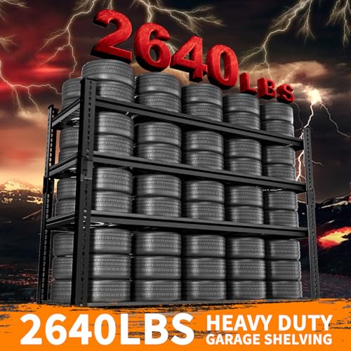 Storage Shelves Heavy Duty 2 PCS (4 Tier 48"W x 18"D x 60"H)