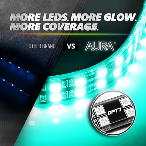 Aura Pro Double Glow Interior Truck & SUV Lights with App & Remote (6pc Double Row / RGB)
