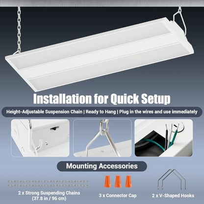 LED Linear Shop Lights 150W (150W)