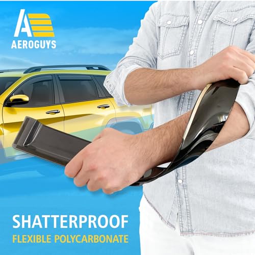 Extra Durable Window Deflectors in (For Jeep Cherokee 14-23)