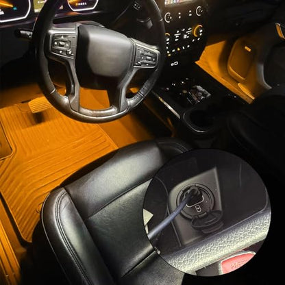 Car LED Strip Light (Orange / USB)