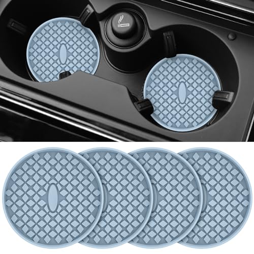 Car Cup Coasters [4 Pack] Silicone Car Coasters (4 Pack-ether)
