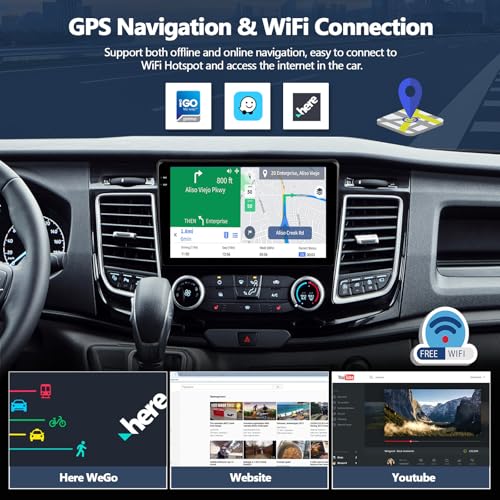 4G+128G Car Radio Stereo for Ford Transit 150 250 350 2020