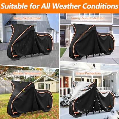 Motorcycle Cover for Honda Grom Monkey Navi Kawasaki Pro Benelli (Black / for Honda Grom MSX125)