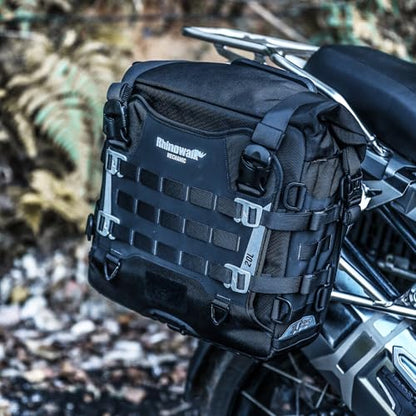 Motorcycle Saddlebag 20L Waterproof (Black 20L)