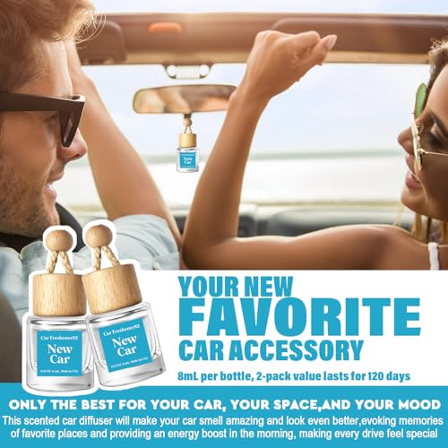 Car Air Freshener Diffuser 2 Pack Hanging Air Freshener