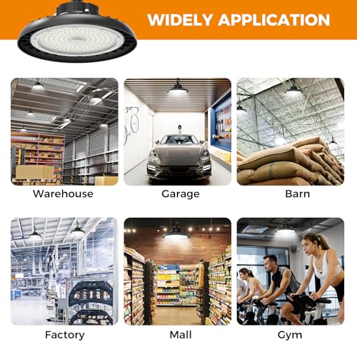 180W UFO High Bay Light 32400LM 6000K