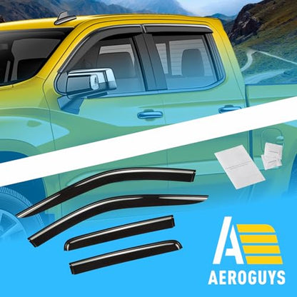Extra Durable Window Deflectors Tape (For Chevy Silverado 19-26)