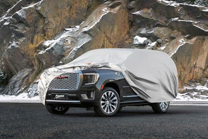 6 Layers Waterproof SUV Car Cover for GMC Yukon 1995 (LM-Silver / 31. Custom Fit GMC Yukon)