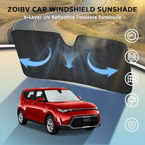 Car Windshield Sun Shade for KIA Soul 2020 (for KIA Soul 2020-2025)