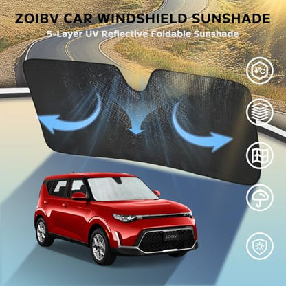Car Windshield Sun Shade for KIA Soul 2020 (for KIA Soul 2020-2025)