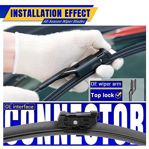 3 Wipers Fits Volkswagen Golf (26"/18"/11")