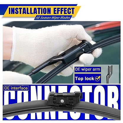 3 Wipers Fits Volkswagen Golf (26"/18"/11")
