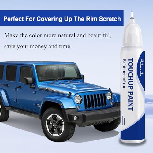 Hydro Blue PBJ Touch Up Paint for Jeep OEM Color Match Car Paint Pen (Hydro Blue(PBJ))