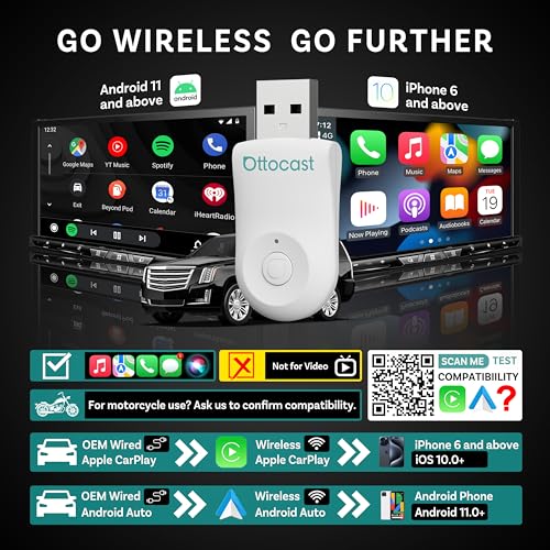 Mini 2025 Wireless CarPlay & Android Auto 2 (White)