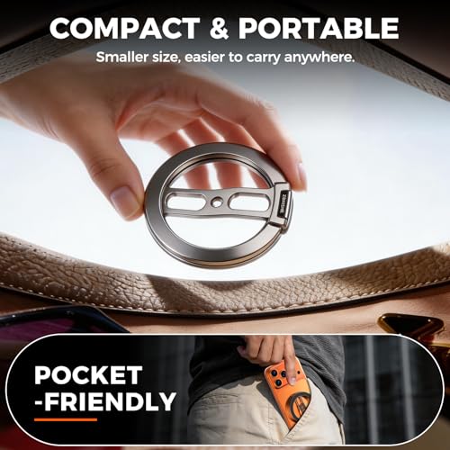 Magnetic Phone Ring Grip for MagSafe Dual (grey)